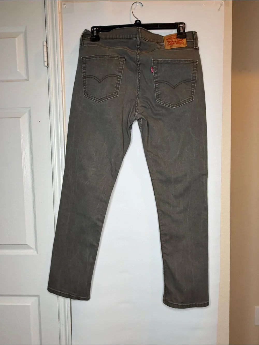 Levi's Men's Washed Gray Relaxed Jeans